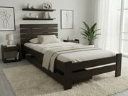 Łóżko PARIS podwyższone 90 x 200 cm, orzech Stelaż: Ze stelażem listwowym rolowanym, Materac: Materac Sommera