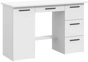 Białe biurko z szufladami N0-M51