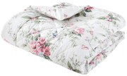 Kremowa narzuta pikowana 200x200 cm Bridgerton Penelope Floral – Catherine Lansfield