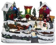 Dekoracja świąteczna z oświetleniem, 31 x 19 cm