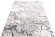 Szary dywan o wzorze marmuru A4-P66