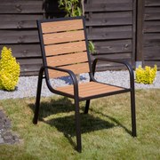 Krzesło ogrodowe Solar brązowe PATIO