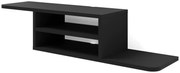 Czarna Wisząca Półka Pod Tv P6-H51