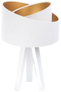 Lampa stołowa GEMSTONE biała/złota/biała BPS KONCEPT