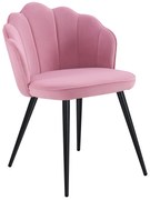 Krzeso Blume Aksamitne Czarne Nogi