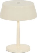 Lampa stołowa LED Zafferano SISTER LIGHT MINI Wi-Fi Smart w kolorze kości słoniowej, ładowalna i ściemnialna