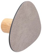 Szary ścienny stalowy haczyk Dot L Bull – LIND DNA