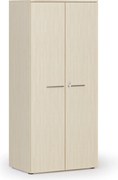 Szafa biurowa z drzwiami PRIMO WOOD, 800 x 500 x 1781 mm, brzoza