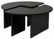 Stolik konferencyjny Moira Wood Black