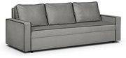 Kanapa sofa 3 os z funkcją spania MIDI Beżowy/Czarny