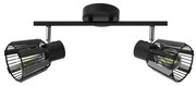 Prezent 27517 - Oświetlenie punktowe PONTEO 2xE27/40W/230V czarny