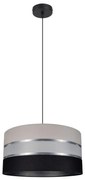 Żyrandol na lince CORAL 1xE27/60W/230V czarno-szary