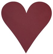 Mata stołowa ze skóry ekologicznej 30x30 cm Heart Nupo – LIND DNA