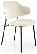 Krzesło tapicerowane K497 kremowe HALMAR