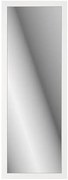 Białe prostokątne lustro ścienne w ramie N0-R68