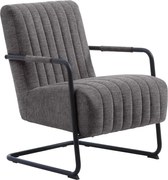 Ciemnoszary fotel Trout – Unique Furniture