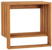 Drewniany wieszak ścienny do łazienki z półką K4-A30