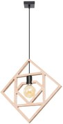 Drewniana skandynawska lampa wisząca K1-E66