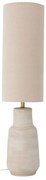Kremowa lampa stojąca z tekstylnym kloszem (wys. 113 cm) Linetta – Bloomingville