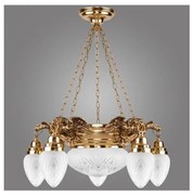 Kemar OW50 - Żyrandol OURO EAGLE 5xE27/60W + 1xE27/100W/230V