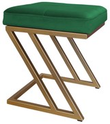 Pufa ZETA LOFT taboret podnóżek podstawa złota MG25