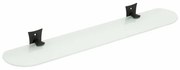 METAFORM CC015 Rebecca półka szklana 56 cm, czarny