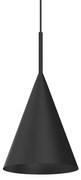 Lampa wisząca CAPITAL BLACK Ø17cm 1xGX53, czarna, pojedyncza, jeden klosz