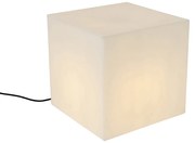Zewnetrzna Nowoczesna lampa zewnętrzna biała 38 cm kwadratowa IP44 - Nura Nowoczesny Oswietlenie zewnetrzne