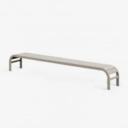 Stolik Pomocniczy Do Leżaka Z Stali Marietta Pszenica Brązowa - Sklum