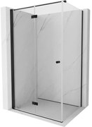 Mexen Mist-F kabina prysznicowa składana lewa 70 x 80 cm, transparent, czarna - 8A6T-070-080-70-00-L