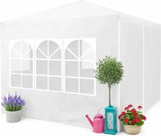 Biały namiot ogrodowy z oknami D1-K88