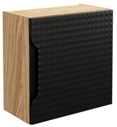Szafka łazienkowa LUXOR BLACK 83-35-1DQ 35x35cm dąb olejowany/czarna COMAD