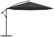 Wiszący czarny ogrodowy parasol D4-R32