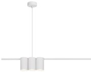 Lampa wisząca (listwa) GENESIS WHITE 5xGU10, biała, na poziomej listwie