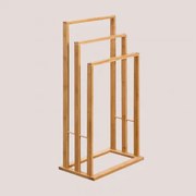 Wolnostojący Wieszak Na Ręczniki Z Bambusa Heyki Bambus - Sklum