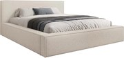 Łóżko tapicerowane Nirello 160x200 z pojemnikiem - beżowa bukla Quelle 03