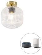 Inteligentna lampa sufitowa z mosiądzu z Wi-Fi A60 - Karel ArtDeco Oswietlenie wewnetrzne