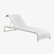 Leżak Regulowany Ze Stali Marietta Gardenia Biel - Sklum