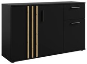 Komoda TOLIS 3D1S, czarna