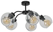 Lampa sufitowa, 5 kloszy, kule SOFIA CLEAR 5xE27