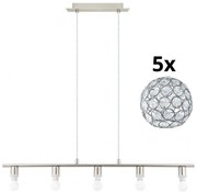 Eglo - Lampa wisząca LED MY CHOICE 5xE14/4W/230V chrom