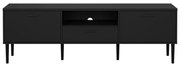 Czarna szafka pod TV 177x57 cm Media – Tvilum