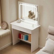 Toaletka kosmetyczna makijażu wizażu z lustrem LED 90 cm