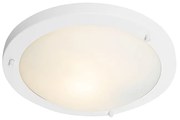 Zewnetrzna Nowoczesna lampa sufitowa biała 31 cm IP44 - Yuma Nowoczesny Oswietlenie zewnetrzne