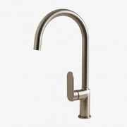 Wysoka Bateria Kuchenna Z Mosiądzu Alameda Szczotkowana Szarość - Sklum