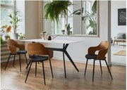 Stół jadalniany z ceramicznym blatem "Boreal" Biały 160 cm - 4 do 6 osób