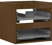 Mexen Box-A korpus szafki podumywalkowej 50 cm, 2 szuflady, orzech - 91AX0-0500-470-2-86