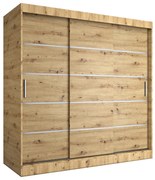 Szafa przesuwna dąb artisan 200 cm D5-H33