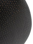 Orientalna lampa sufitowa czarna i złota 40 cm - RadianceKolonialny Oswietlenie wewnetrzne