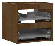 Mexen Box-A korpus szafki podumywalkowej 50 cm, 2 szuflady, orzech - 91AX0-0500-470-2-86